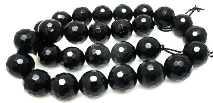 Onyks fasetowany - kula 14mm