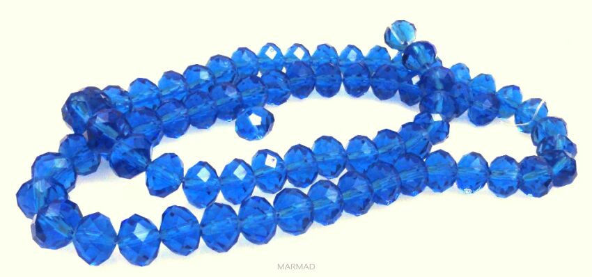 Kryształki fasetowane - oponka 8x5mm