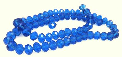 Kryształki fasetowane - oponka 8x5mm