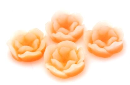 Kaboszon - różyczka łososiowa 12mm