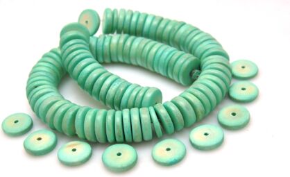 Kokos - talarki 15x3mm - miętowy