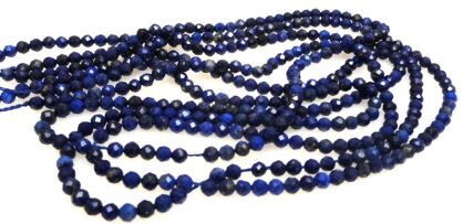Lapis lazuli fasetowany - kula 3mm