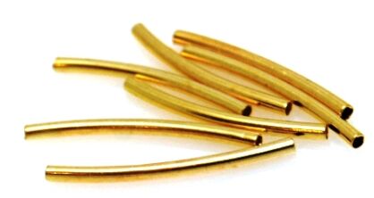 Rurka łuk 20x1,5mm - złocona