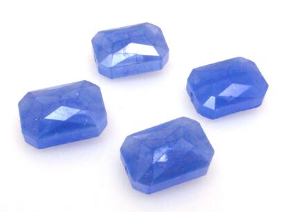 Kryształ fasetowany - prostokąt 14x10mm - jakość B