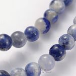 Sodalit wielobarwny - kula 4mm - 2