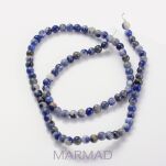 Sodalit wielobarwny - kula 4mm - 3