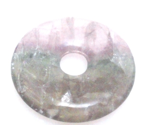 Fluoryt na zawieszkę - donut 30mm