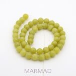 Jadeit naturalny oliwkowy - kula 7mm - 2