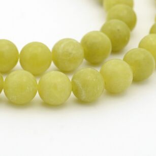 Jadeit naturalny oliwkowy - kula 7mm
