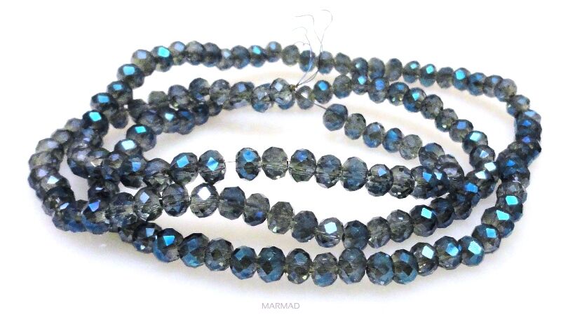 Kryształki fasetowane - oponki 4x3mm