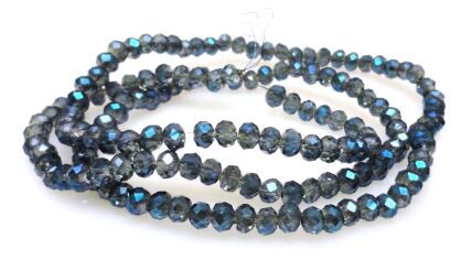 Kryształki fasetowane - oponki 4x3mm