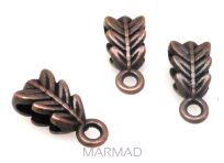 Nakładka, krawatka z oczkiem - red copper