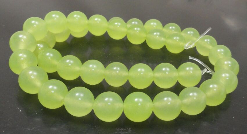 Jadeit - kula 10mm kolor winogrona