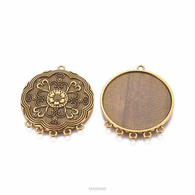 Łącznik, konektor, Baza filigranowa na wisior 55x47mm