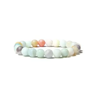 Bransoletka - Amazonit Multi Color- kule 8mm - 18cm