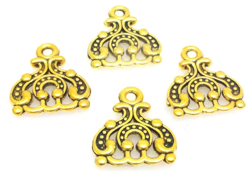 FILIGRAN Baza na wisior, kolczyki 14x13mm