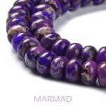 Jaspis cesarski fioletowy - oponka 8x5mm - 3