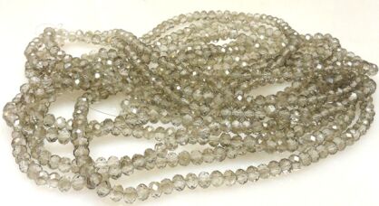 Kryształki fasetowane - oponki 4x3mm 