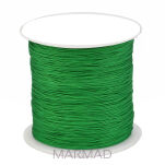 Sznurek nylonowy satynowy 0,5mm - zielony - 2