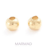 Kula gładka 2mm - złocona- złoto 18K - 2