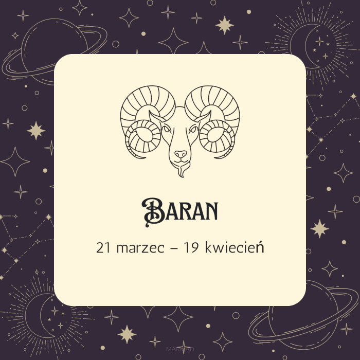 BARAN- znak zodiaku i kamienie jakie do niego są przypisane