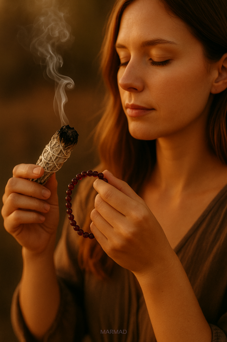 Jak oczyszczać granat? Kamień odwagi, siły i pasji, który potrzebuje energetycznego odrodzenia