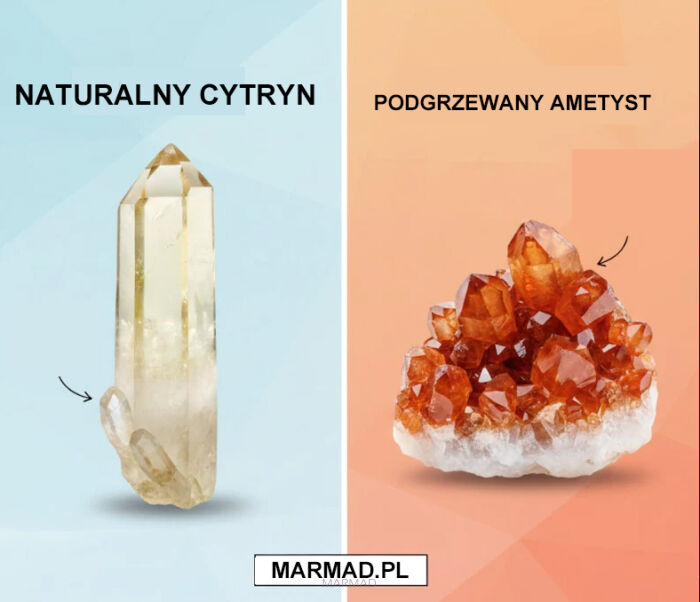 Cytryn – naturalny kamień słońca czy podgrzewany ametyst? Jak odróżnić i który wybrać?
